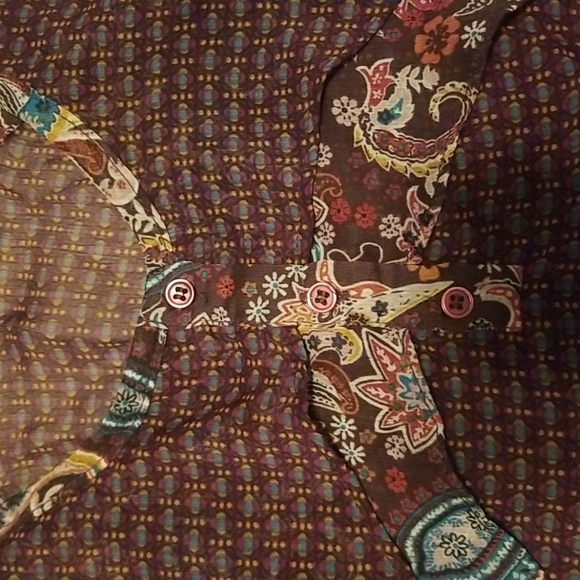 Mossimo maroon blouse small - Picture 2 of 2